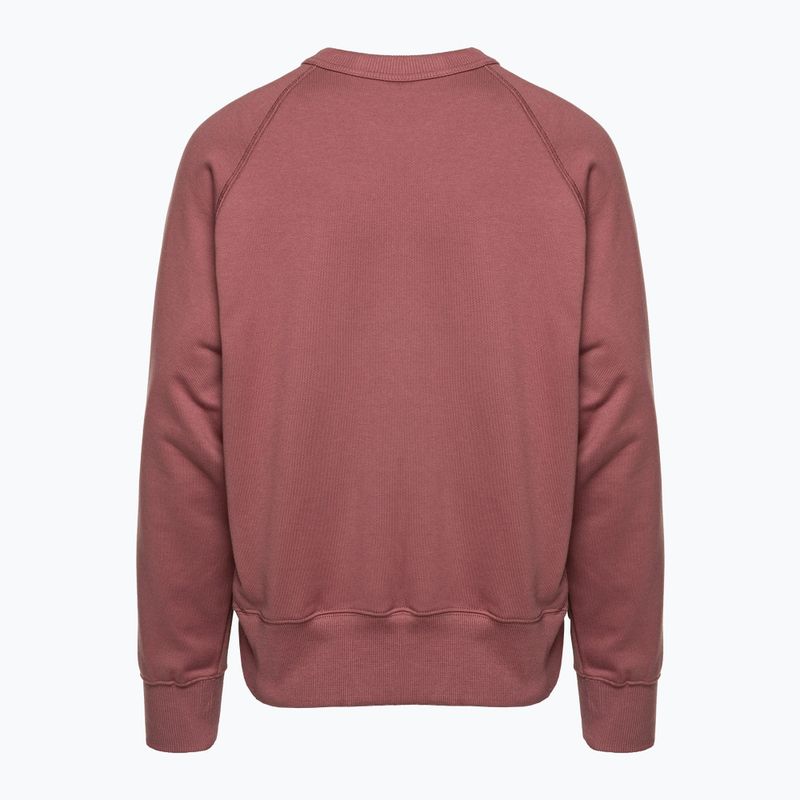 Pulover de antrenament pentru femei New Balance Athletics Remastered French Terry Crewneck roșu WT31500WAD 6