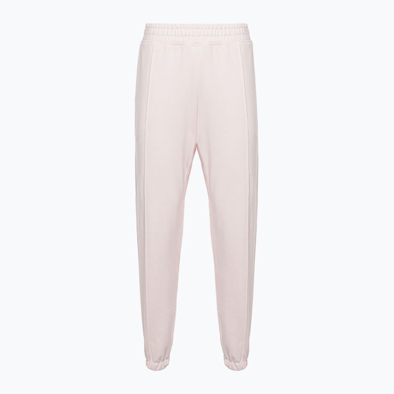 Pantaloni de antrenament New Balance Athletics Nature State French Terry pentru femei, roz WP23553WAN 5
