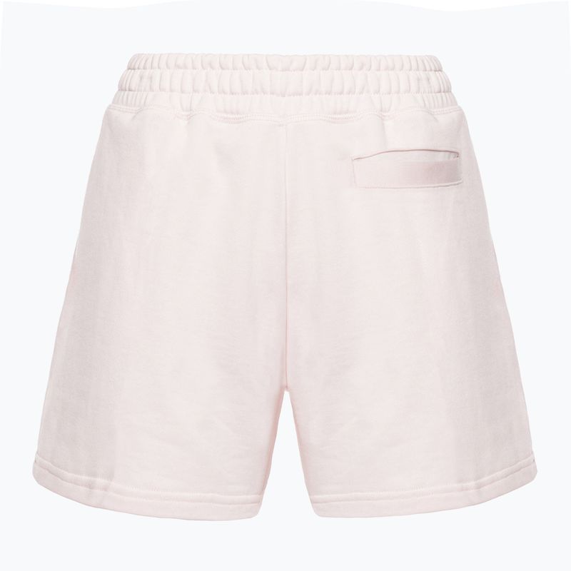 Pantaloni scurți de antrenament New Balance Athletics Nature State French Terry pentru femei, roz WS23552WAN 6