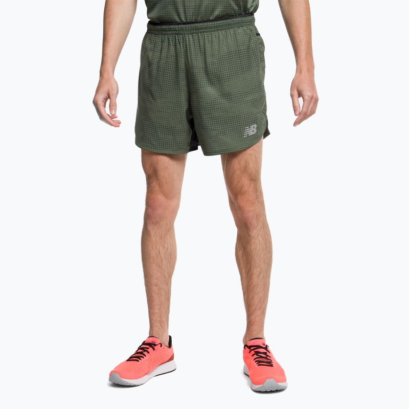 Pantaloni scurți de alergare New Balance Printed Impact Run 5