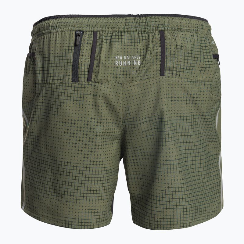 Pantaloni scurți de alergare New Balance Printed Impact Run 5