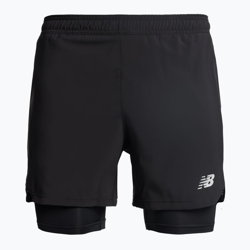 New Balance Accelerate Pacer 5" pantaloni scurți de alergare pentru bărbați negru MS31244BK 5
