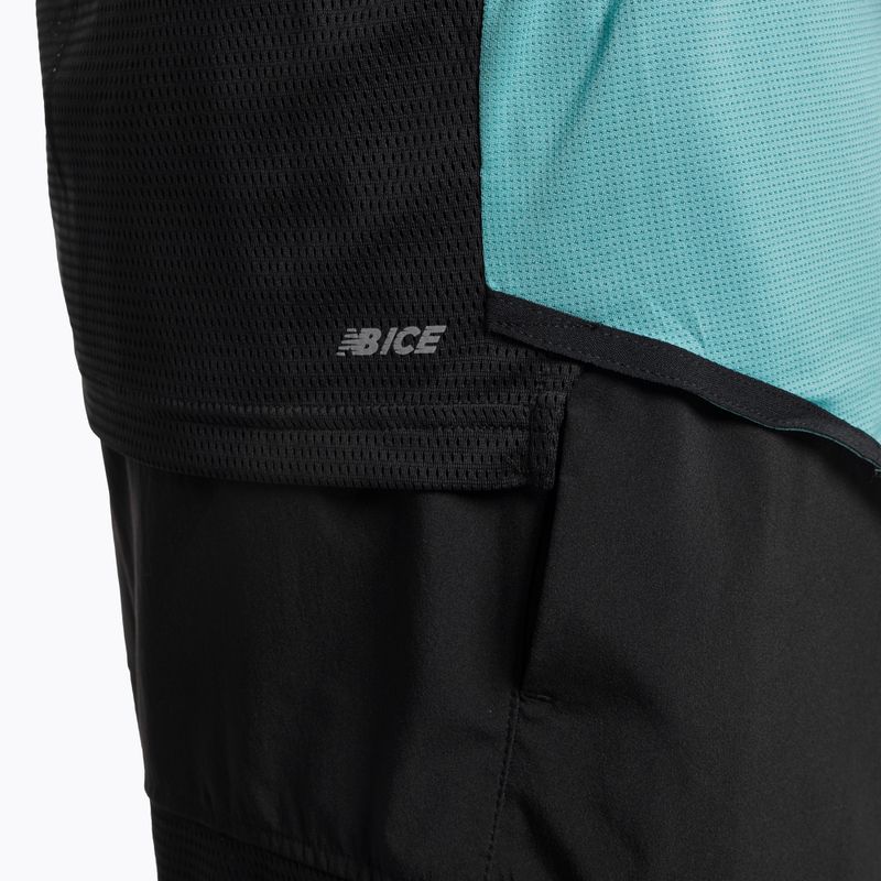 Tricou de alergare pentru bărbați New Balance Accelerate Pacer Singlet albastru MT31240FAD 5