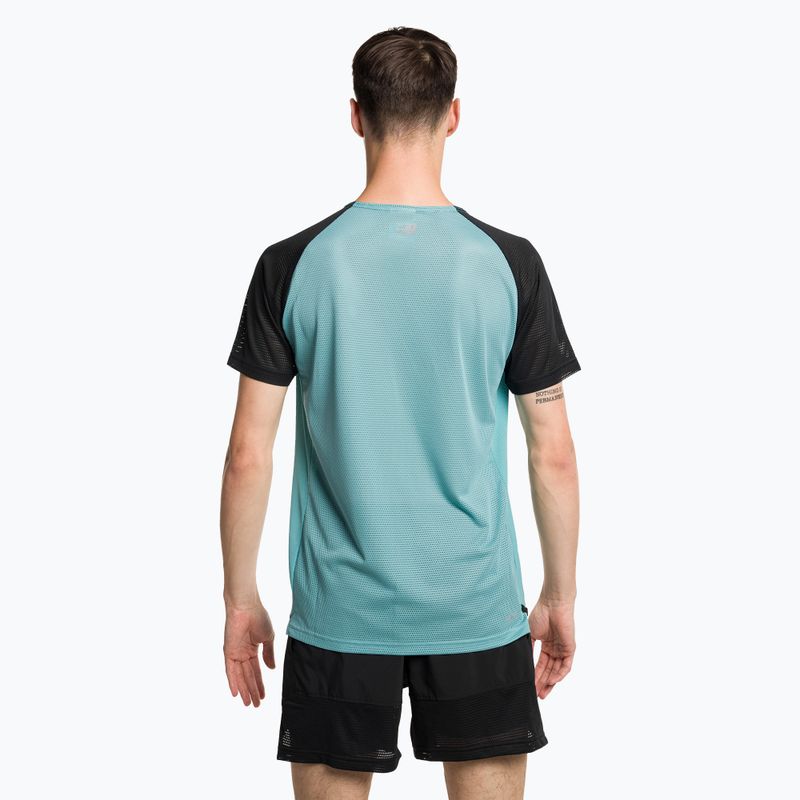 Tricou de alergare New Balance Top Accelerate Pacer albastru pentru bărbați MT31241FAD 3