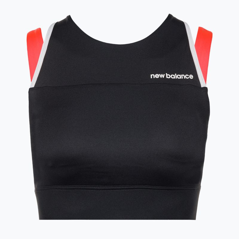 New Balance Shape Shield Crop sutien de alergare negru WB21110NDF 6