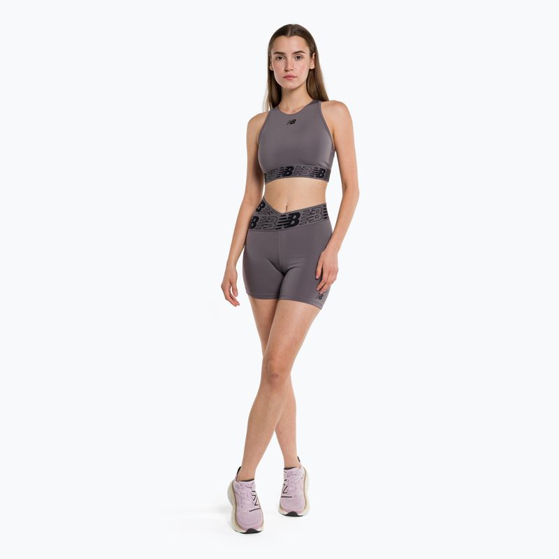 New Balance Relentless Crop sutien de fitness gri NBWB31175ZNC 2