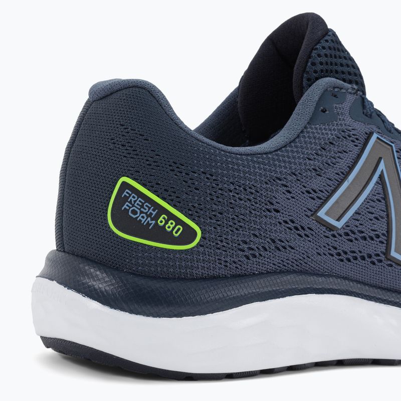 Încălțăminte de alergat pentru bărbați New Balance W680V7 bleumarin NBM680C 8