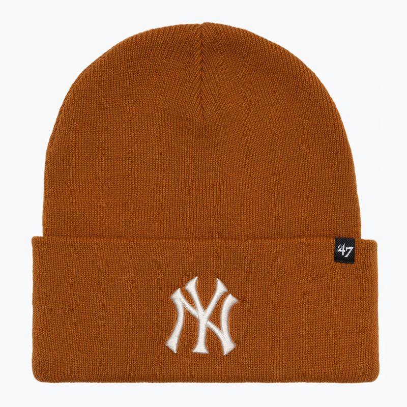 Căciulă de iarnă 47 Brand MLB New York Yankees Haymaker burnt orange