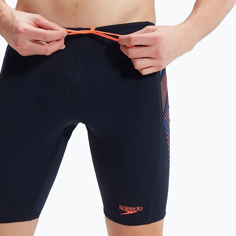 Costume de baie pentru bărbați Speedo Tech Panel navy/orange 12