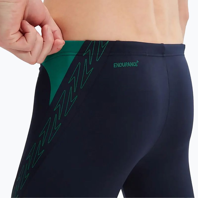 Pantaloni de baie Speedo Hyper Boom Splice pentru bărbați, bleumarin/verde 11