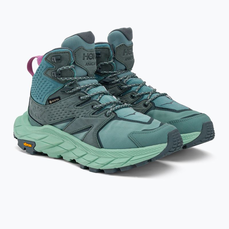 Cizme de trekking pentru femei HOKA Anacapa Mid GTX verde 1119372-TMGR 6