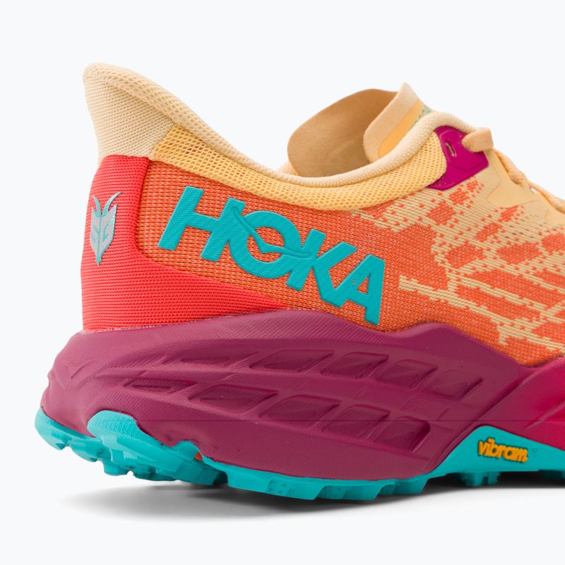 HOKA Speedgoat 5 impala/flame, pantofi de alergare pentru bărbați 9