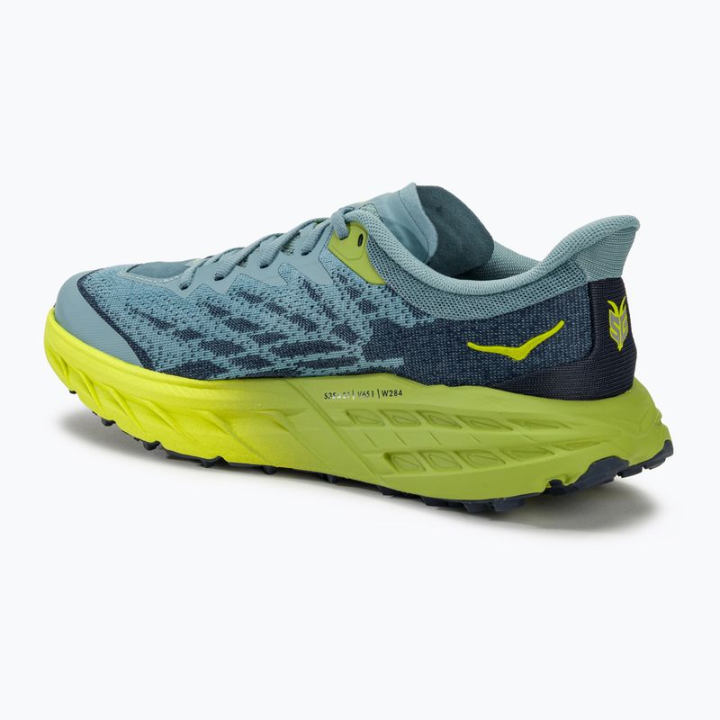 Încălțăminte de alergare pentru bărbați HOKA Speedgoat 5 stone blue/dark citron 3