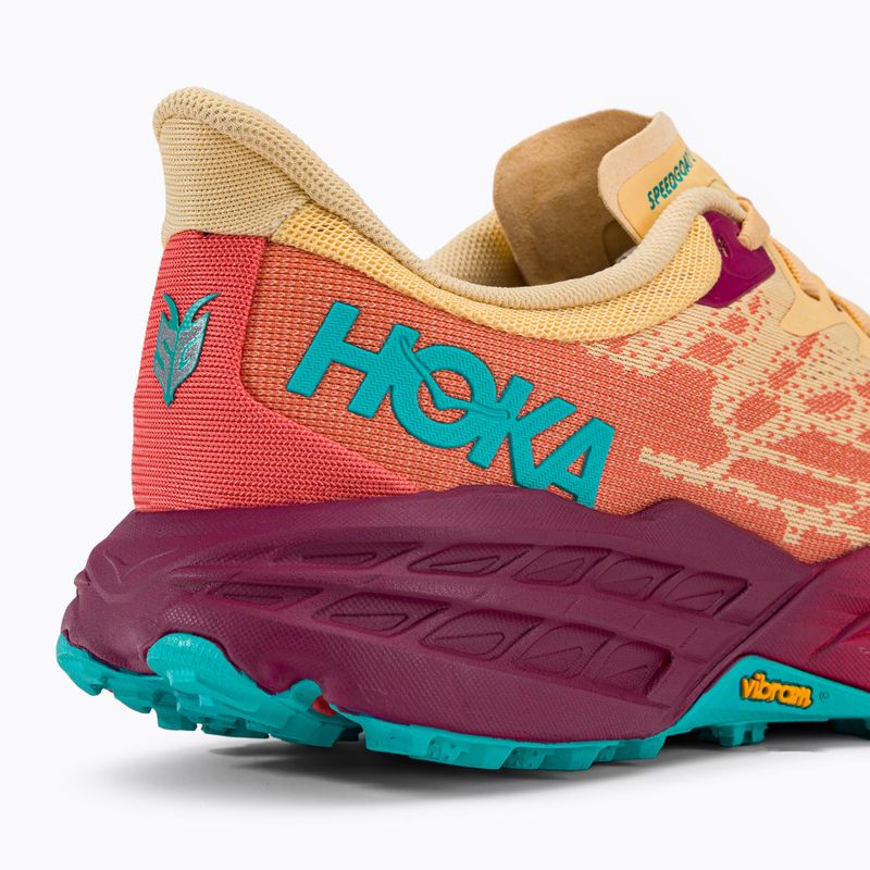 Pantofi de alergare pentru femei HOKA Speedgoat 5 impala/flame 1123158-IFLM 9