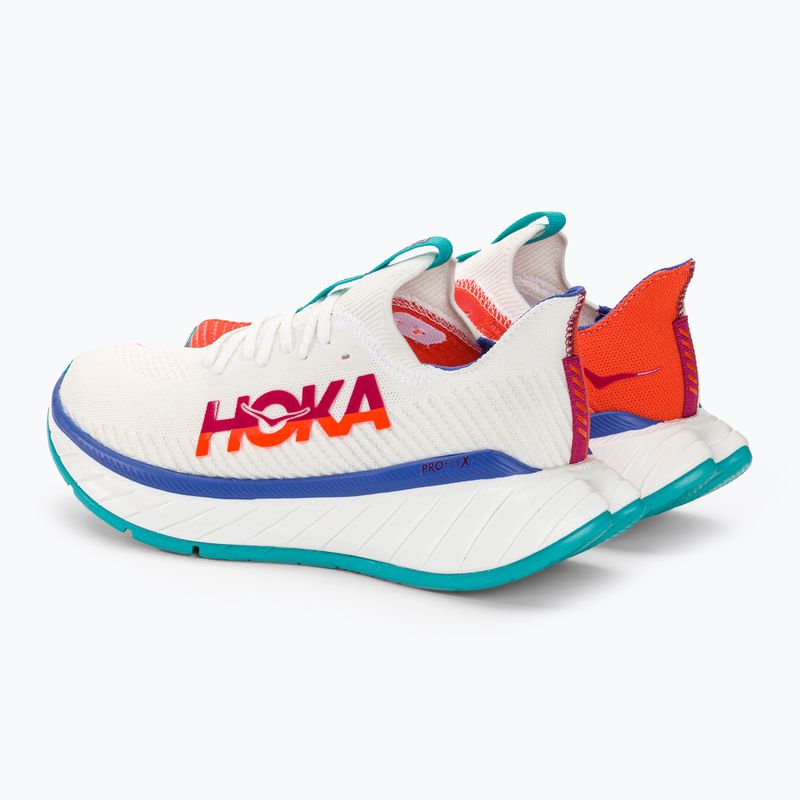 Încălțăminte de alergat pentru bărbați HOKA Carbon X 3 white/flame 3
