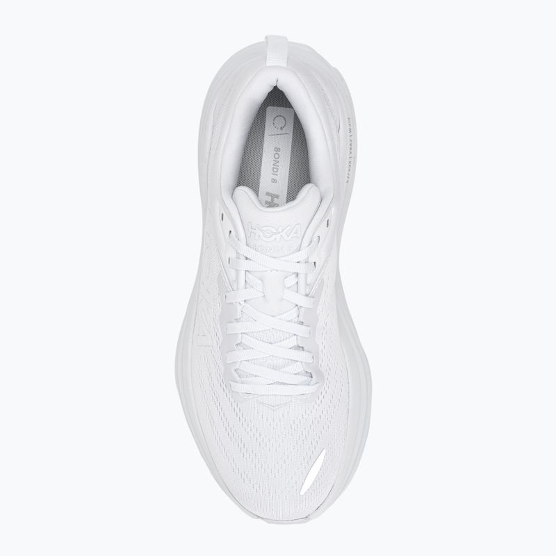 Încălăminte de alergat pentru bărbați HOKA Bondi 8 white/white 5