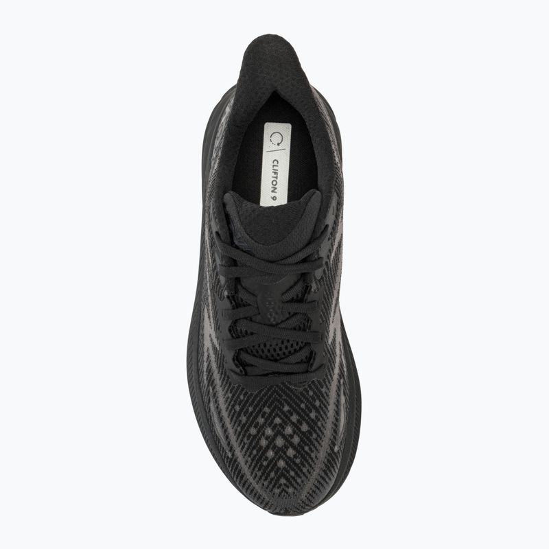 Încălăminte de alergat pentru bărbați HOKA Clifton 9 black/black 5