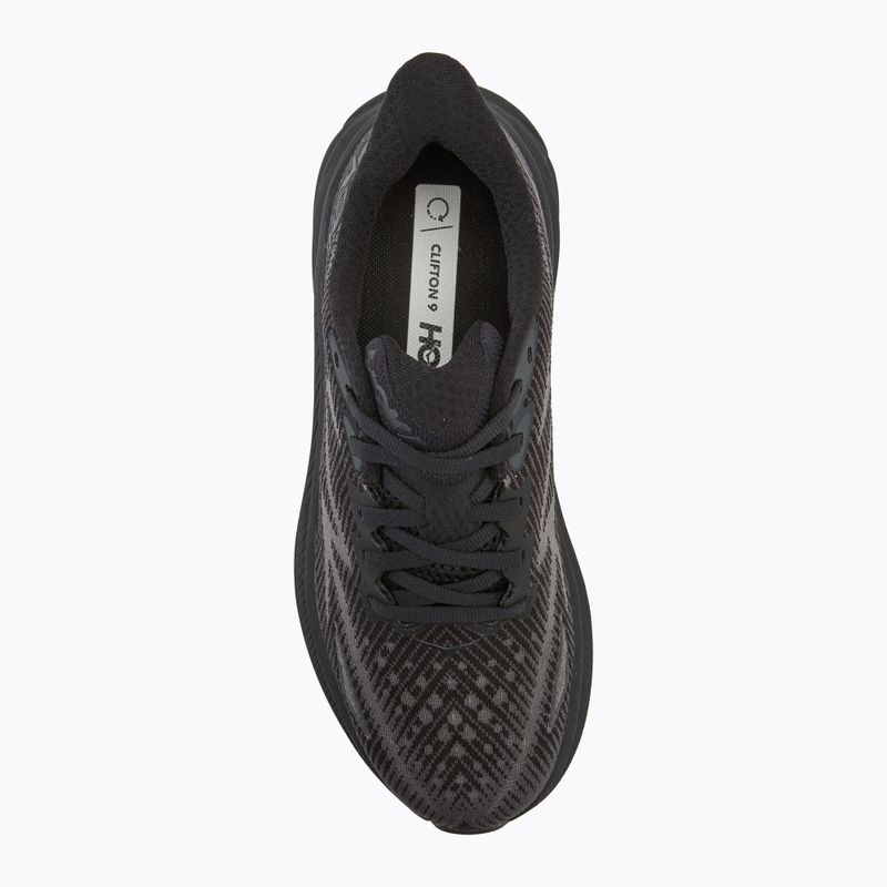 Încălțăminte de alergare pentru femei HOKA Clifton 9 black/black 5