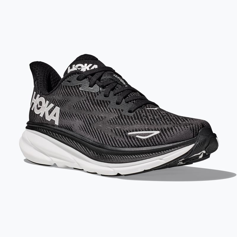 Încălțăminte de alergat pentru femei HOKA Clifton 9 black/white 8