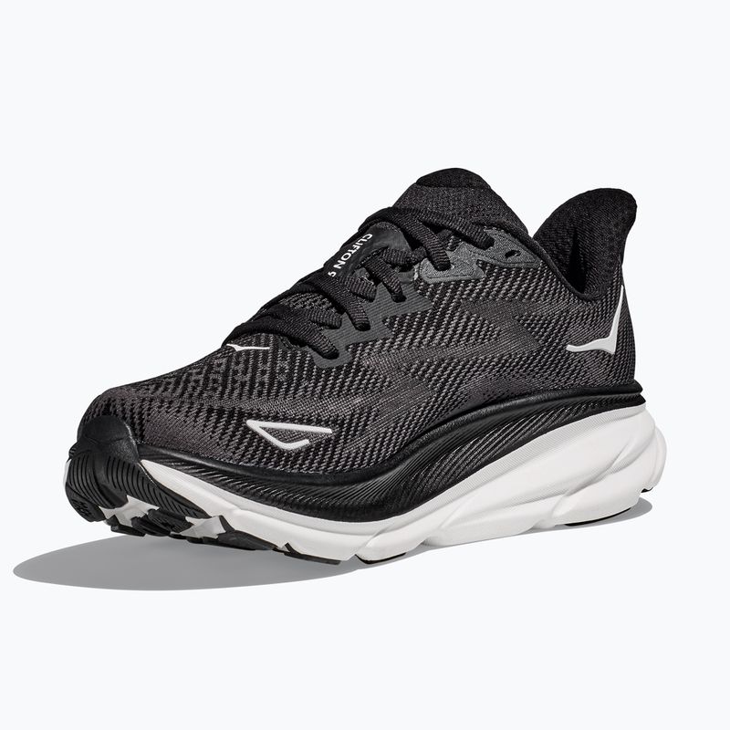 Încălțăminte de alergat pentru femei HOKA Clifton 9 black/white 11