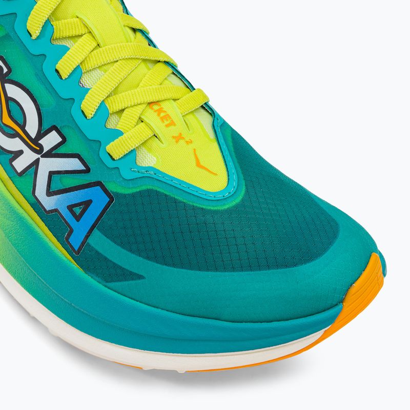HOKA Rocket X 2 pantofi de alergare pentru bărbați albastru/galben 1127927-CEPR 7
