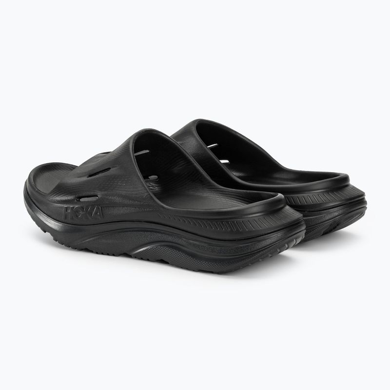 Papuci HOKA ORA Recovery Slide 3 black/black 4