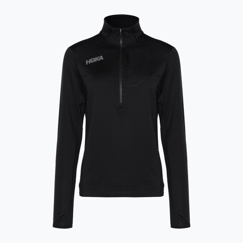 Bluză de alergare pentru femei HOKA 1/2 Zip black