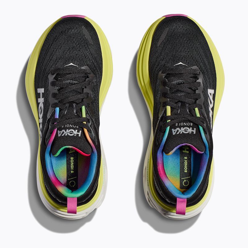 Încălțăminte de alergare pentru bărbați HOKA Bondi 8 black/citrus glow 8