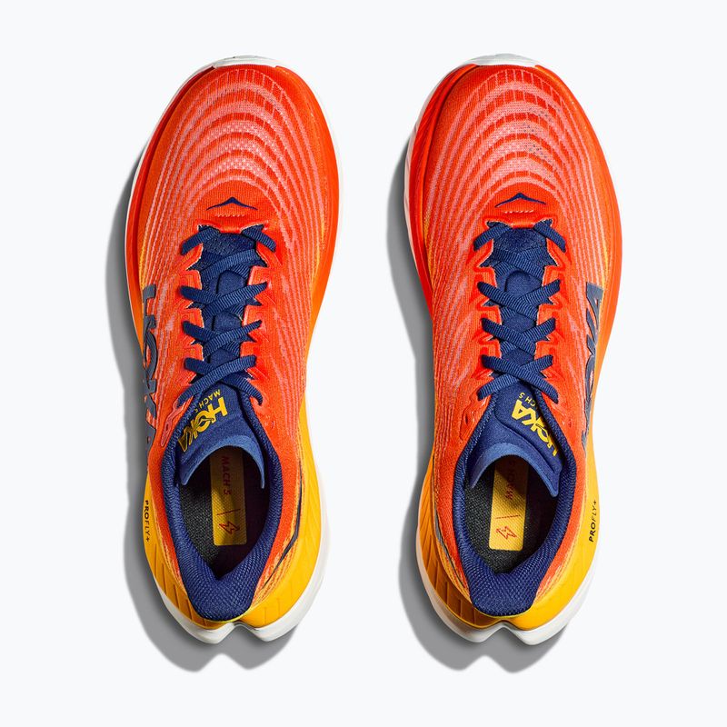 Pantofi de alergare pentru bărbați HOKA Mach 5 flame/dandelion 12