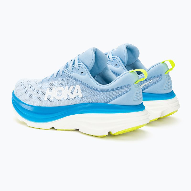 Încălțăminte de alergare pentru bărbați HOKA Bondi 8 airy blue/diva blue 4