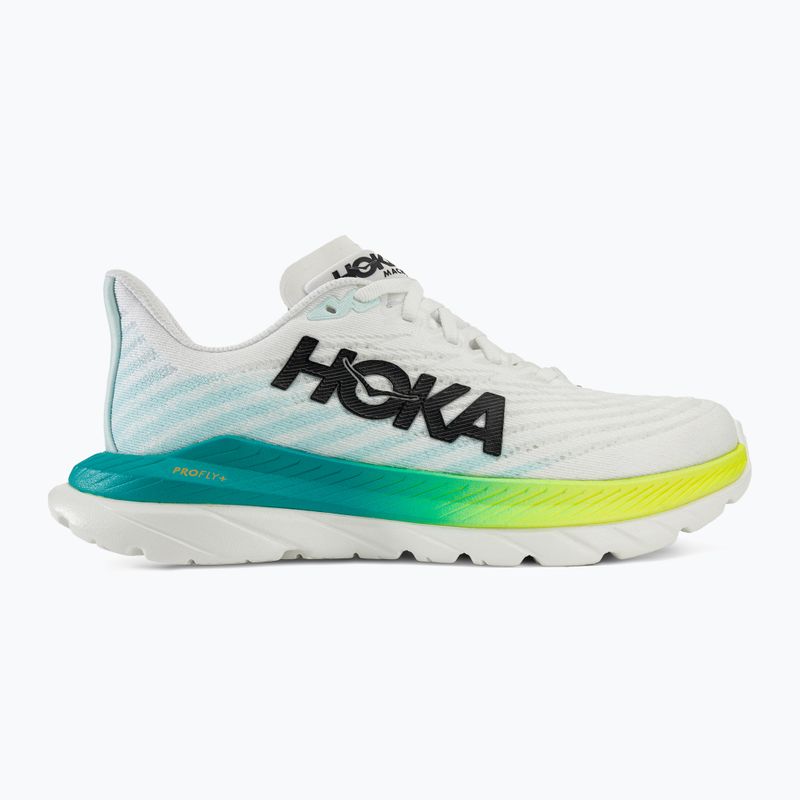 Încălțăminte de alergat pentru femei HOKA Mach 5 white/blue glass 2