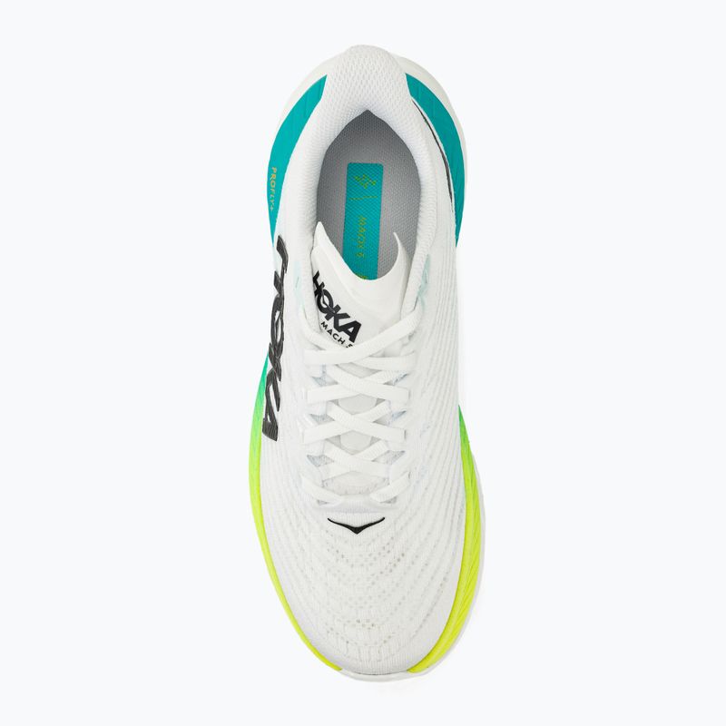 Încălțăminte de alergat pentru femei HOKA Mach 5 white/blue glass 5