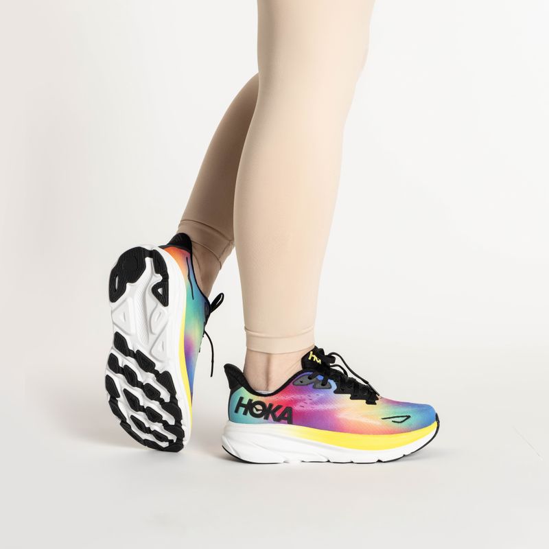 Încălțăminte de alergare pentru femei HOKA Clifton 9 black/multi 2