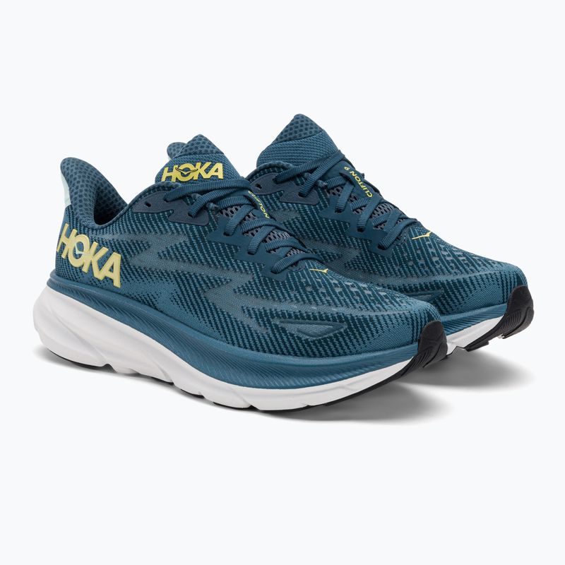 Pantofi de alergare pentru bărbați HOKA Clifton 9 midnight ocean/bluesteel 4