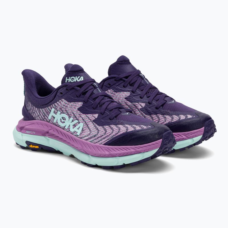 Pantofi de alergare pentru femei HOKA Mafate Speed 4 night sky/orchid flower 5