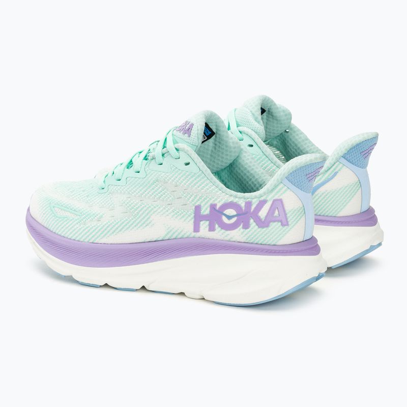 Încălțăminte de alergare pentru femei HOKA Clifton 9 Wide sunlit ocean/lilac mist 4