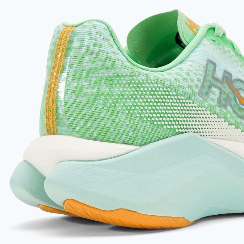 Pantofi de alergare pentru femei HOKA Mach X lime glow/sunlit ocean 9