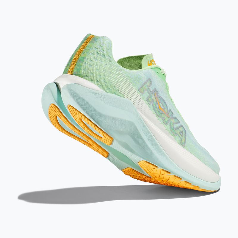 Pantofi de alergare pentru femei HOKA Mach X lime glow/sunlit ocean 18