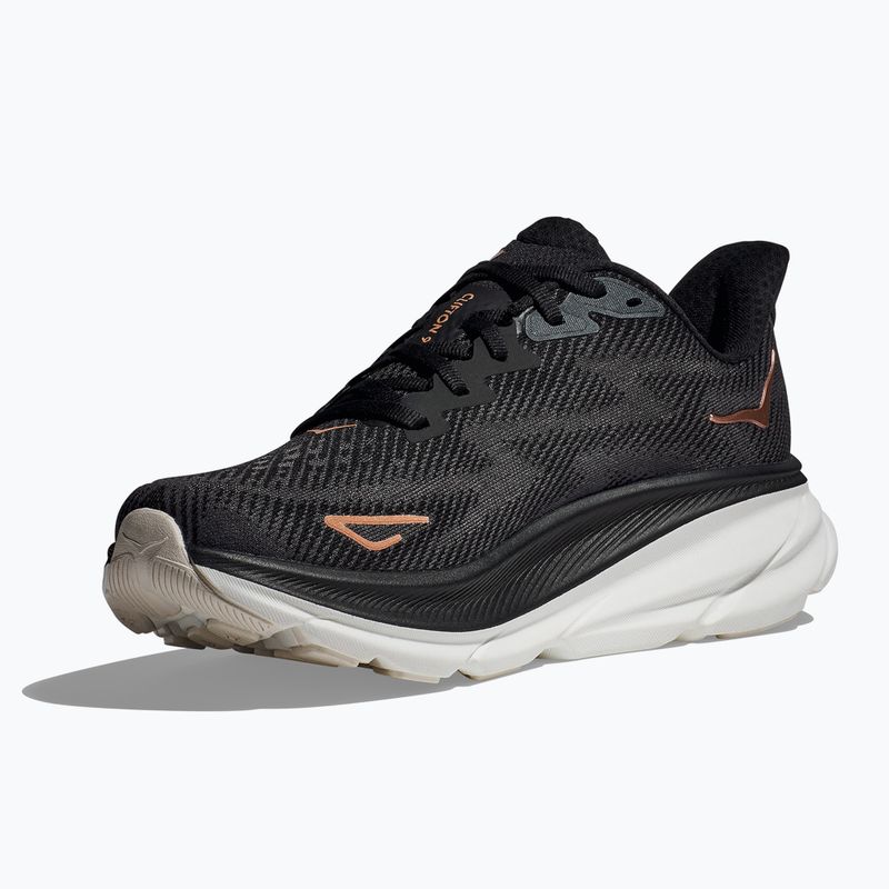 Încălțăminte de alergare pentru femei HOKA Clifton 9 black/rose gold 12