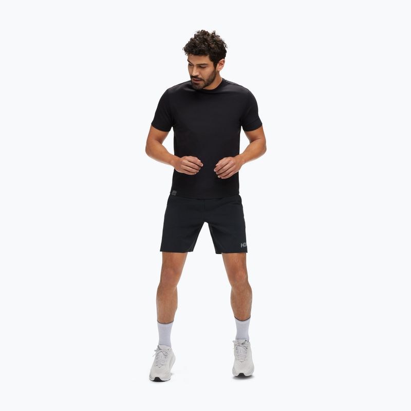 Tricou de alergare pentru bărbați HOKA Essential Tee black 2