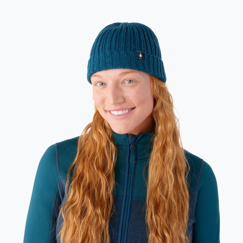 Căciulă de iarnă Smartwool Rib Hat twilight blue donegal 2