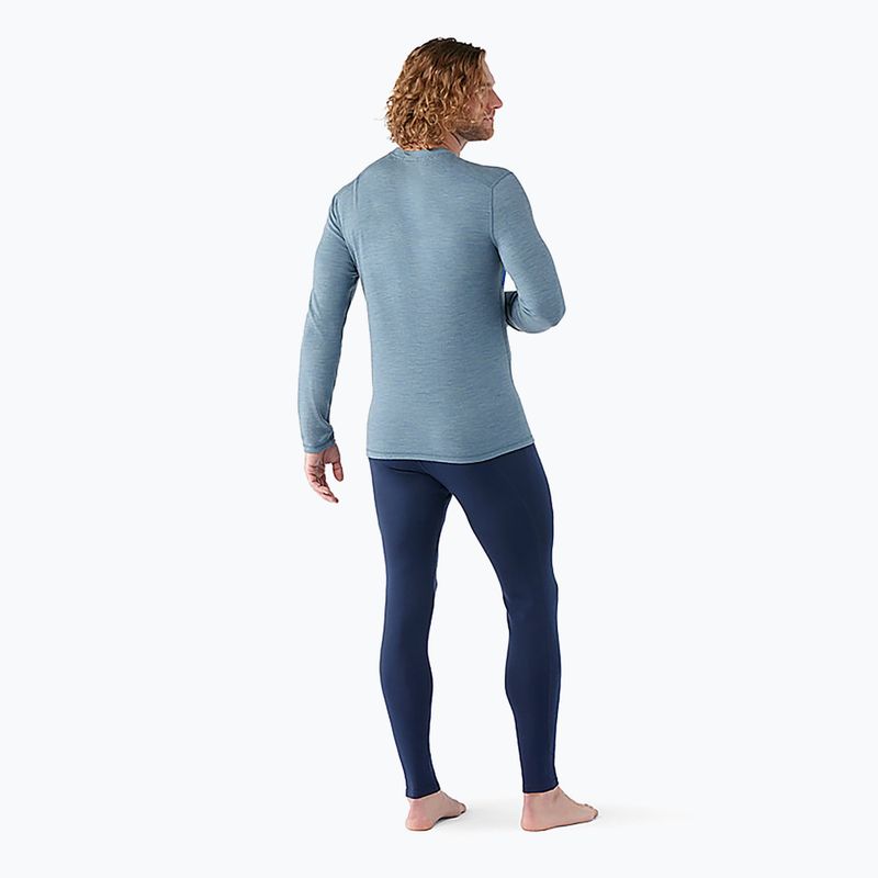 Bluză termică pentru bărbați Smartwool Thermal Merino Baselayer Colorblock Crew Boxed pewter blue 2