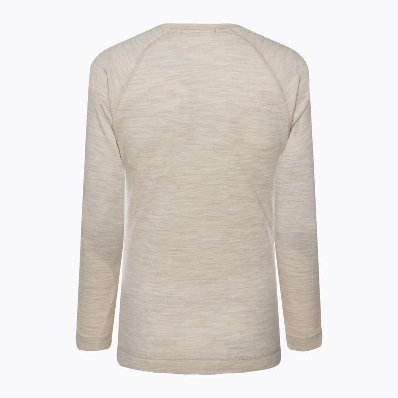 Smartwool Merino 250 Baselayer Crew pentru femei, cutia cu migdale din heather heather termic T-shirt 4