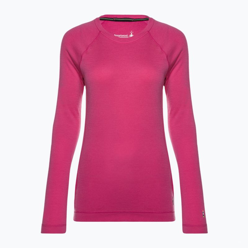 Tricou termic Smartwool Merino 250 Baselayer Crew pentru femei, în cutie, de culoare roz de putere 3