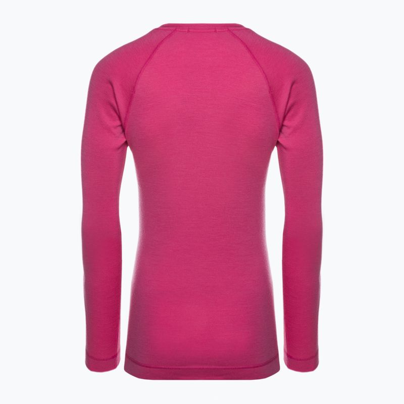 Bluză termică pentru femei Smartwool Merino 250 Baselayer Crew Boxed power pink 4
