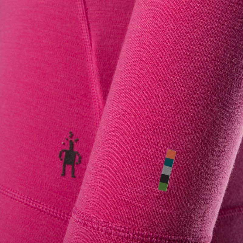 Bluză termică pentru femei Smartwool Merino 250 Baselayer Crew Boxed power pink 5
