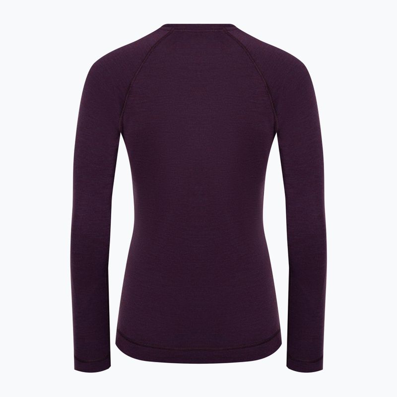 Bluză termică pentru femei Smartwool Merino 250 Baselayer Crew Boxed purple iris heather 4
