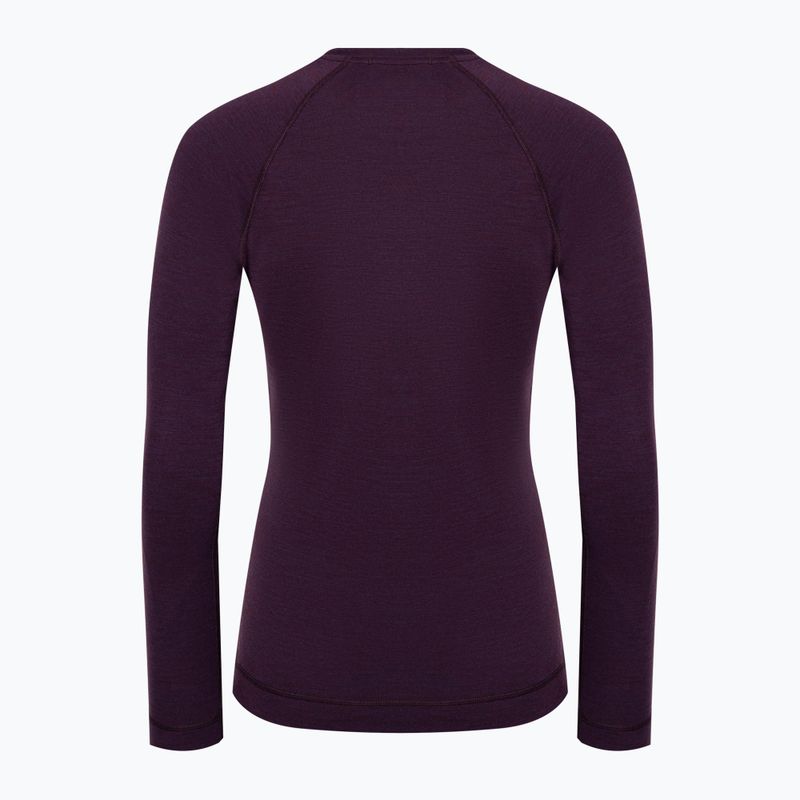 Longsleeve termoactiv pentru femei Smartwool Merino 250 Baselayer Crew Boxed purple iris heather 4