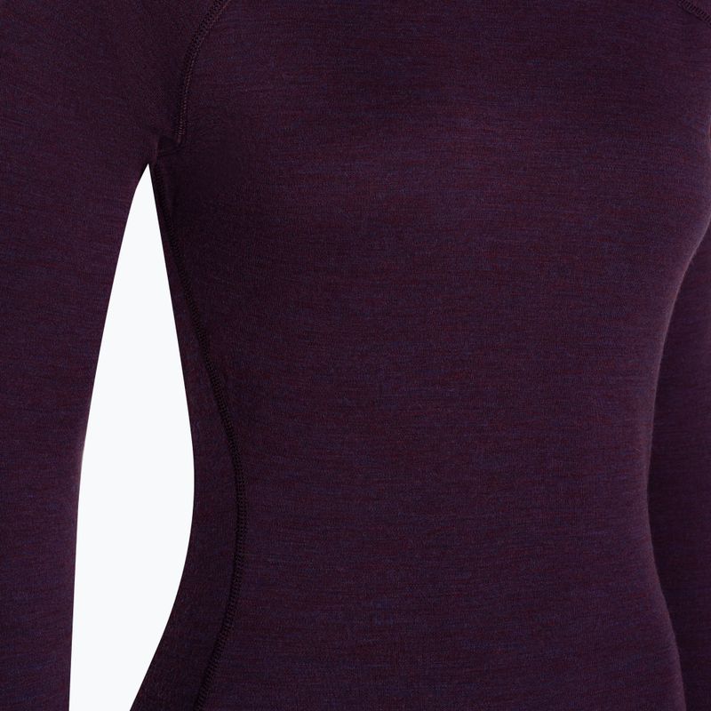 Bluză termică pentru femei Smartwool Merino 250 Baselayer Crew Boxed purple iris heather 5