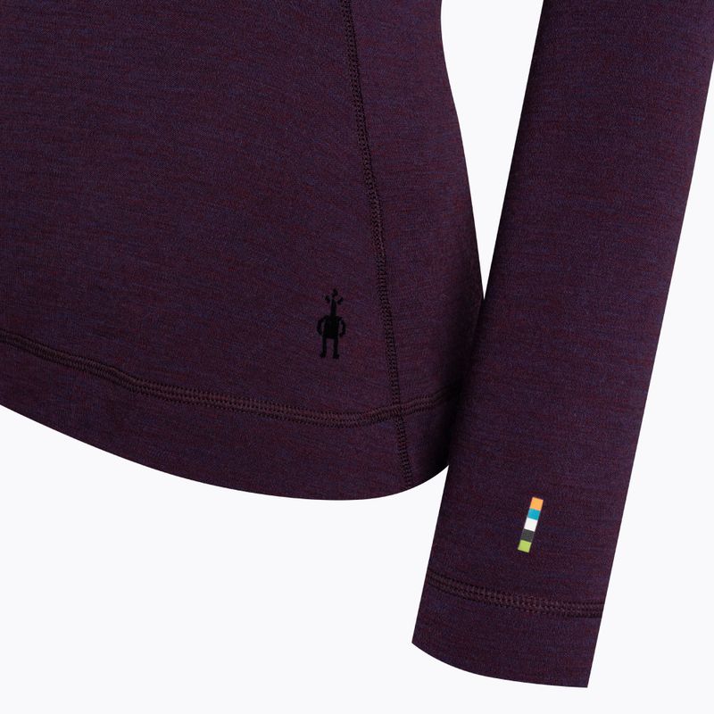 Bluză termică pentru femei Smartwool Merino 250 Baselayer Crew Boxed purple iris heather 6
